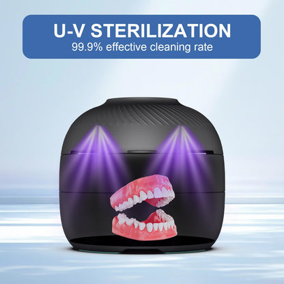 All-in-One Denture & Retainer Case – Soaking, Sanitizing & Freshening