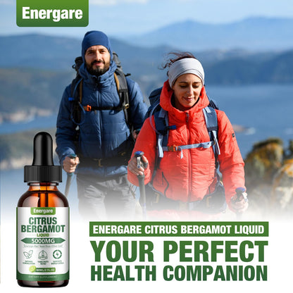 1 Pack 5000MG Citrus Bergamot Liquid Drops – High Cholesterol Support (2 oz) with Soursop & Olive Leaf