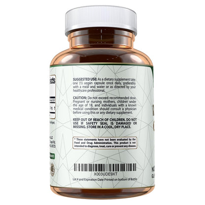 Vegan Labs R-Lipoic Acid 300MG – 120 Vegan Capsules | 4 Month Supply