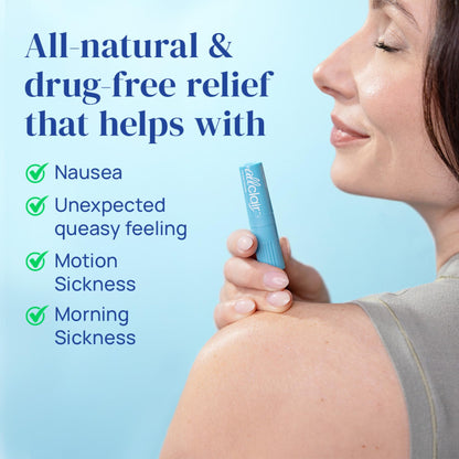 Allclair Nausea Relief Inhaler (Pack of 4) — Fast, Drug-Free & Portable