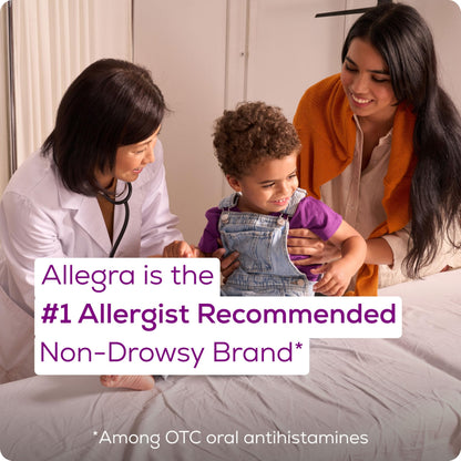 Allegra Children's 12-Hour Allergy Relief Liquid Berry 4 oz | Non-Drowsy