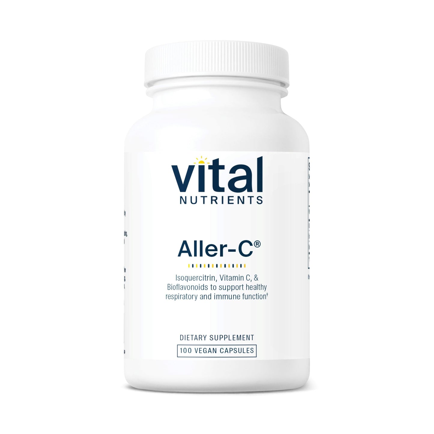 Vital Nutrients Aller-C – Vegan Respiratory & Sinus Support (100 Capsules)