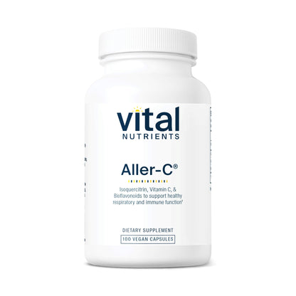 Vital Nutrients Aller-C – Vegan Respiratory & Sinus Support (100 Capsules)