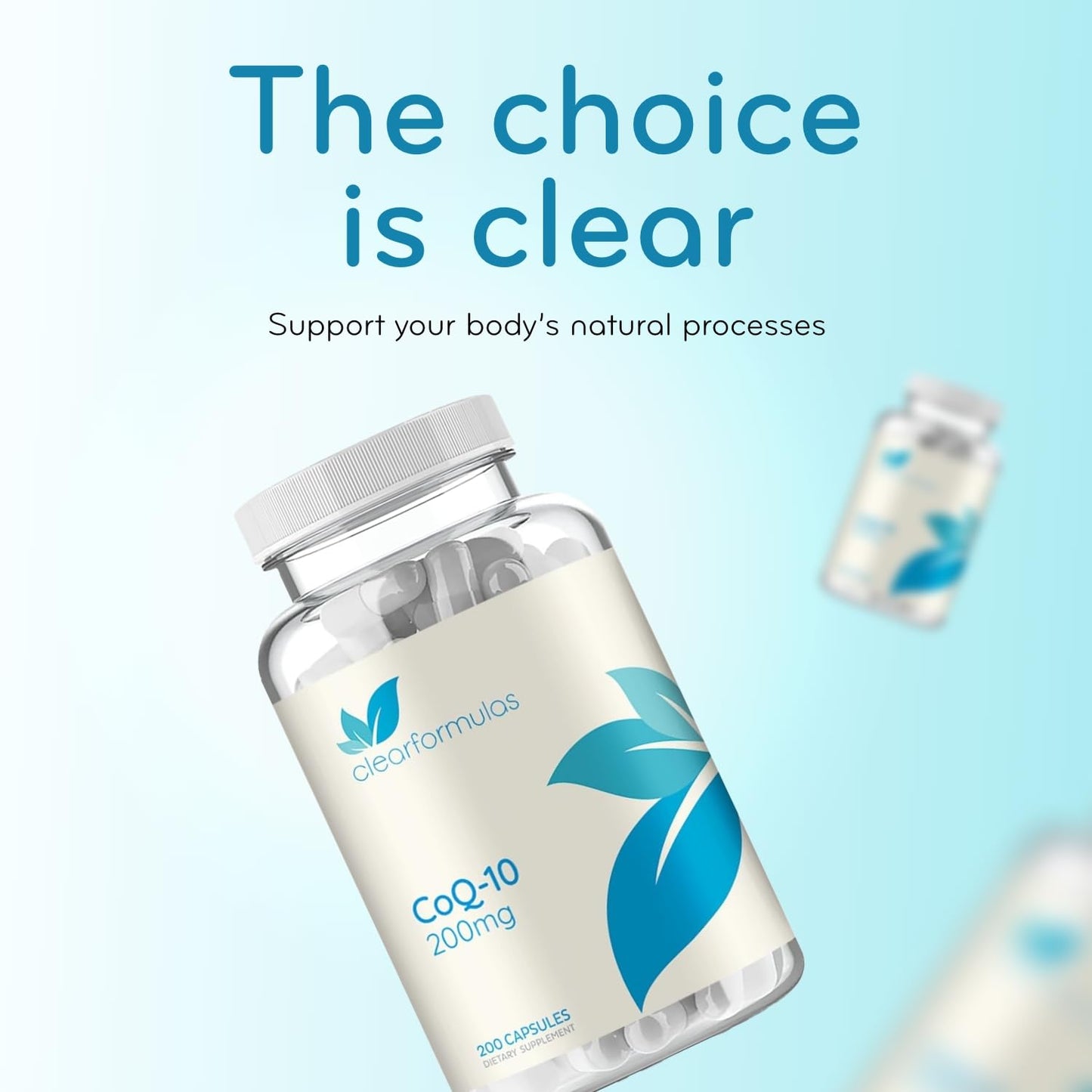 Quick Absorption CoQ10 200mg - Coenzyme Q10 200mg Potent Antioxidant for Heart Energy and Aging Support - High Stability CoQ10 Ubiquinone Capsules - Made in a cGMP US Lab (200 Servings)