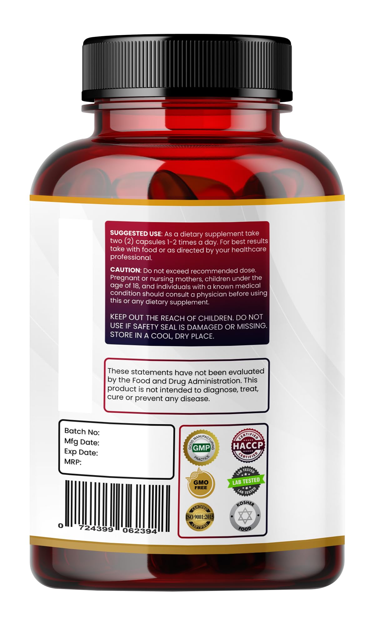 Humming Herbs TUDCA 1000MG – Tauroursodeoxycholic Acid (TUDCA) 90 Capsules