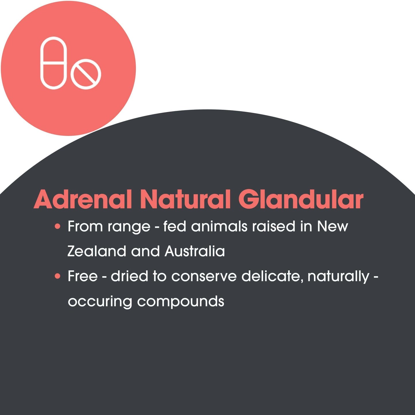 Allergy Research Group Adrenal Support - Adrenal Glandular Supplement for Men & Women (150 Count)