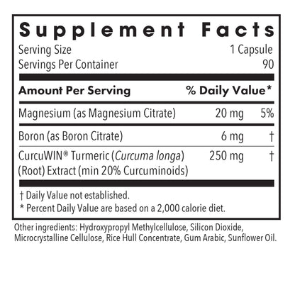 Allergy Research Group Boron Joint with CurcuWIN – 6mg Boron Complex for Bone & Joint Support (90 Vegetarian Capsules)