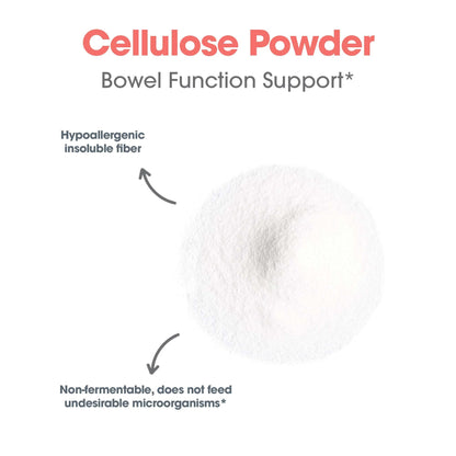Allergy Research Group Cellulose Powder - Microcrystalline Cellulose, 2000mg Insoluble Fiber - 8.8 oz (Pack of 2)