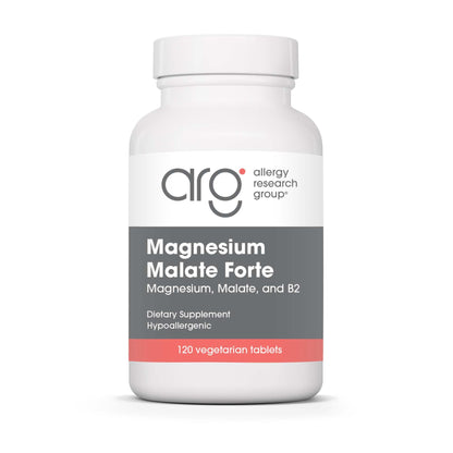 Allergy Research Group Magnesium Malate Forte - Energy Support, 120 Tablets