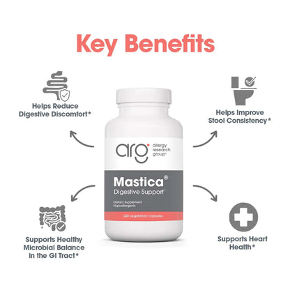 Allergy Research Group Mastica - Mastic Gum Capsules for Digestive Health - 240 Count BritishVita | Premium UK Vitamins & Wellness Supplements