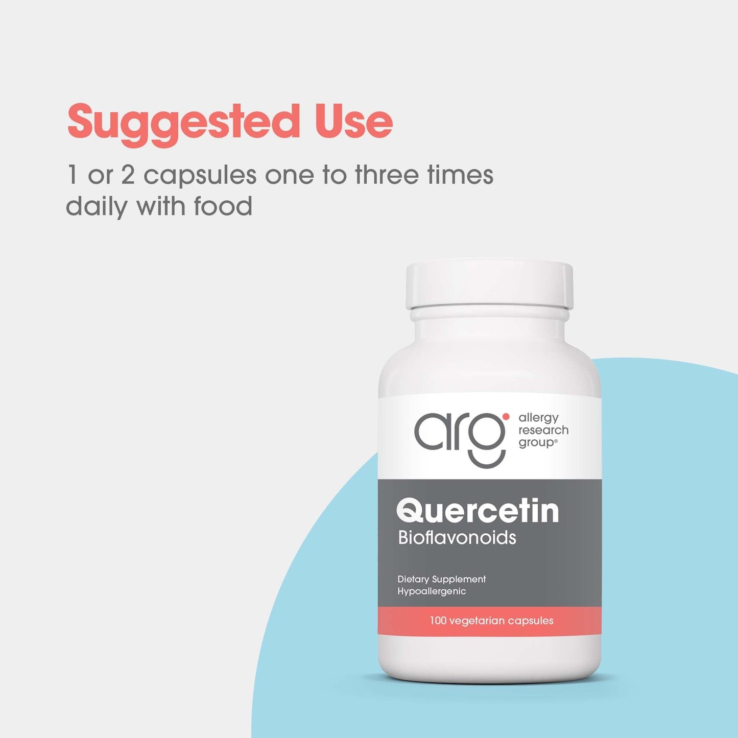 Allergy Research Group Quercetin Bioflavonoids - Lemon Complex, Rutin, Citrus Extract | 100 Veg Capsules