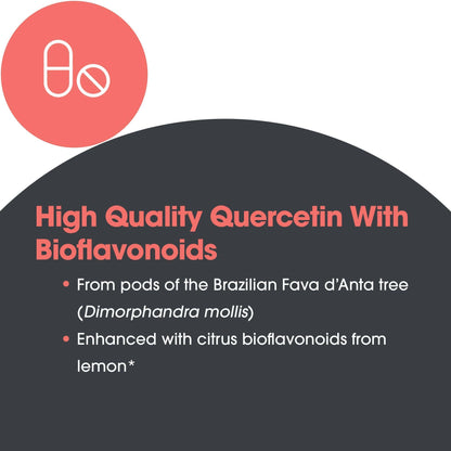 Allergy Research Group Quercetin Bioflavonoids - Lemon Complex, Rutin, Citrus Extract | 100 Veg Capsules