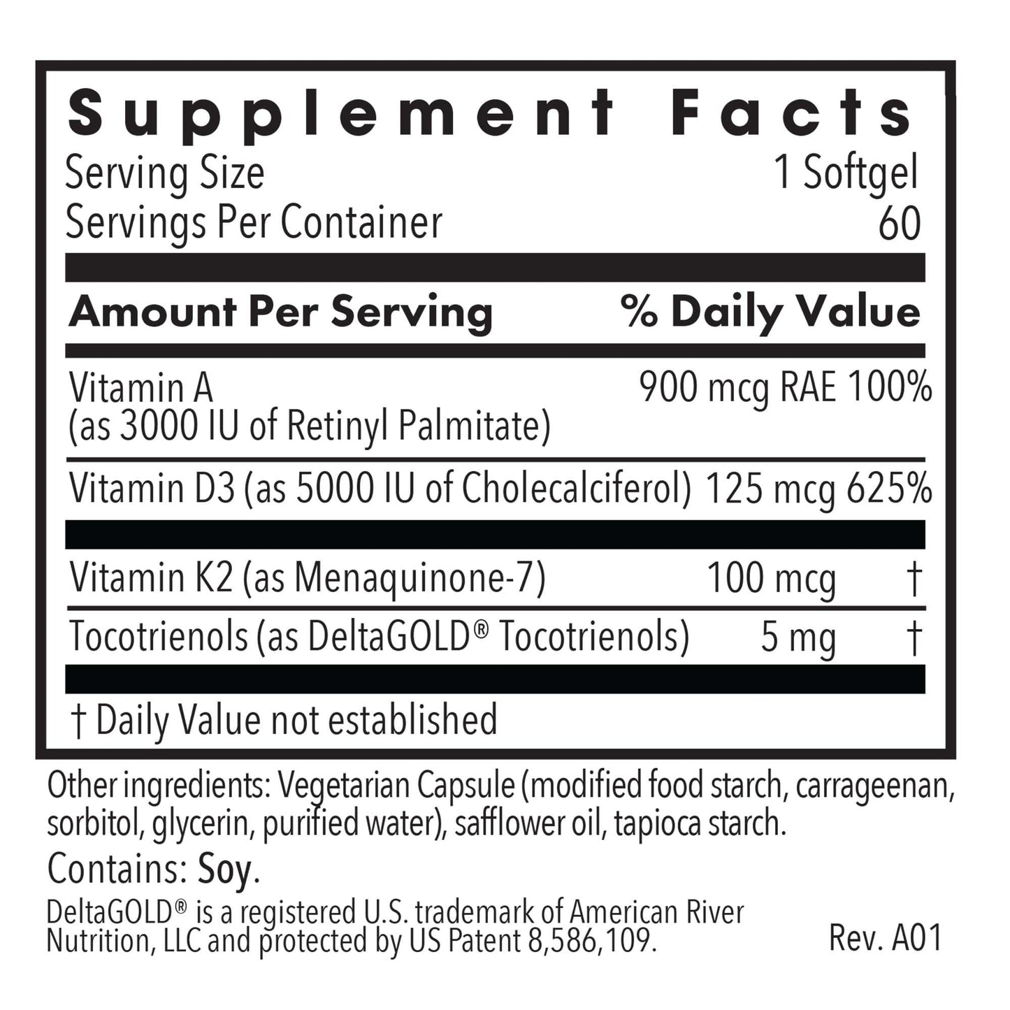 Allergy Research Group Vitamin D3 Complete 5000 IU | D3 & K2