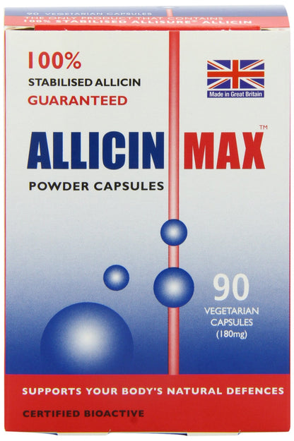 Allicin Max 100% Pure Allicin - 30 Veg Capsules