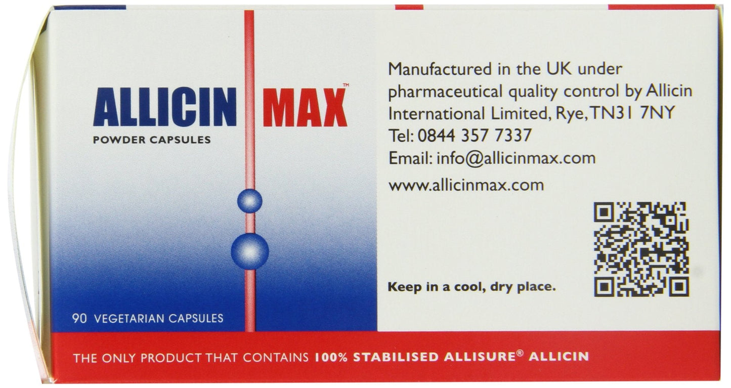 Allicin Max 100% Pure Allicin - 30 Veg Capsules