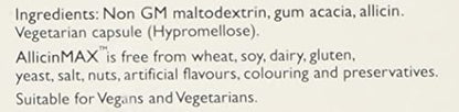 Allicin Max 30 Veg Caps | Garlic Allicin Supplement