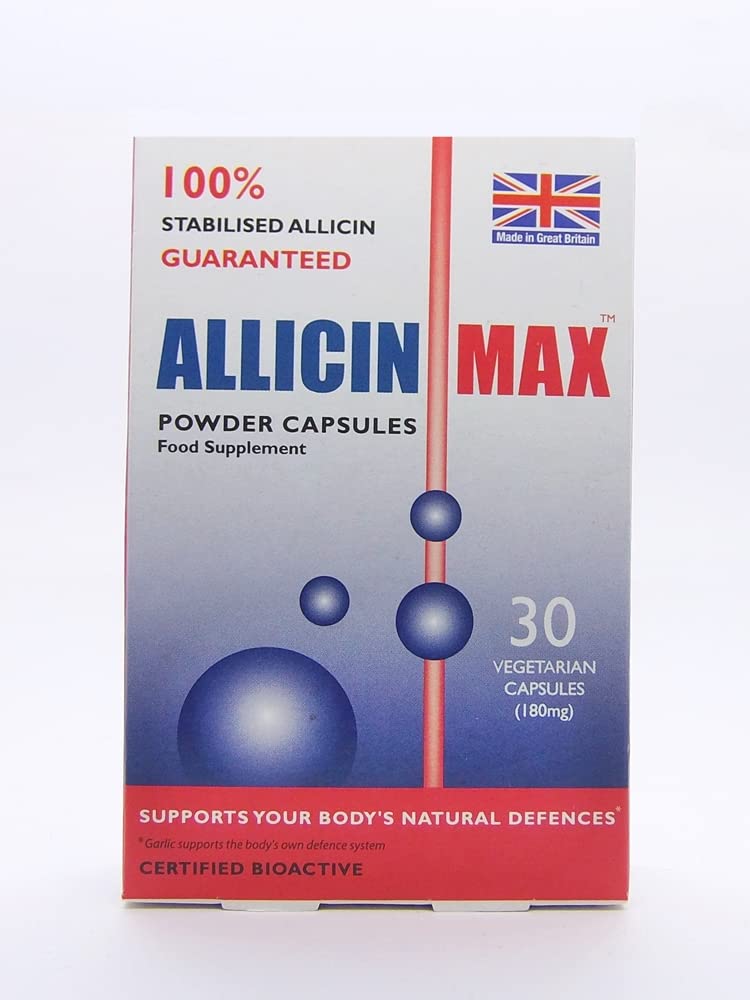 Allicin Max 30 Veg Caps (Pack of 2x60) – Stabilised Allicin Supplement