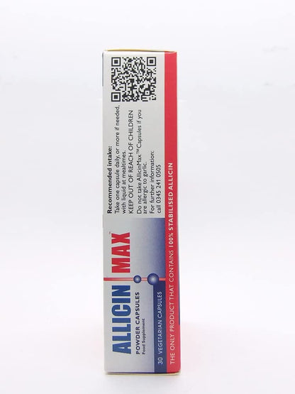 Allicin Max 30 Veg Caps (Pack of 2x60) – Stabilised Allicin Supplement