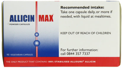Allicin Max 100% Pure Allicin - 30 Veg Capsules