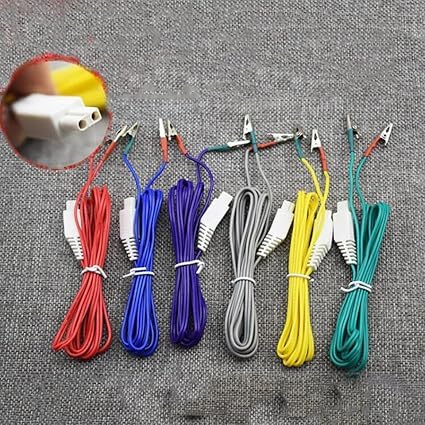 Alligator Clip Cable Output Line for KWD-808I Acupuncture Pulse Physiotherapy