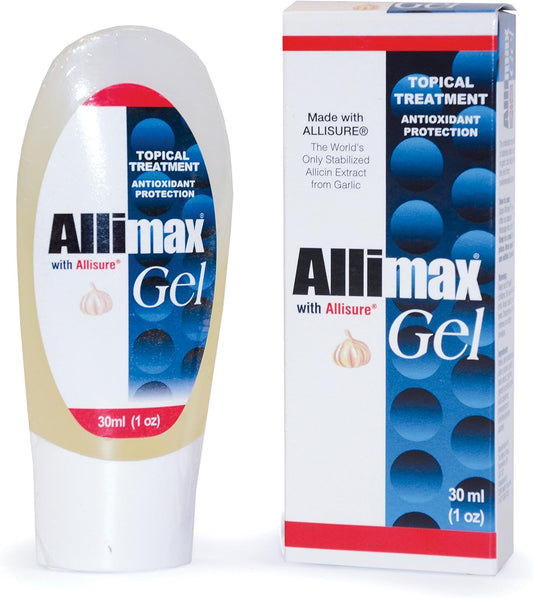 ALLIMAX Liquid Topical Gel (30mL / 1fl oz) – Garlic Extract Natural Skincare Gel – Unisex BritishVita | Premium UK Vitamins & Wellness Supplements