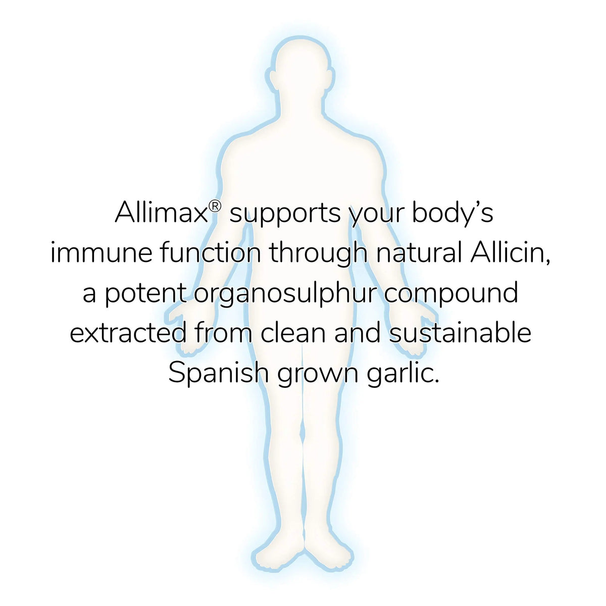 Allimax Pro Practitioner Strength 450 mg Allicin from Garlic | 100 Vegetarian Capsules BritishVita | Premium UK Vitamins & Wellness Supplements