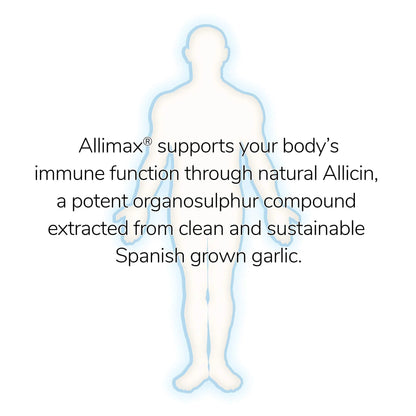 Allimax Pro Practitioner Strength 450 mg Allicin from Garlic | 100 Vegetarian Capsules BritishVita | Premium UK Vitamins & Wellness Supplements