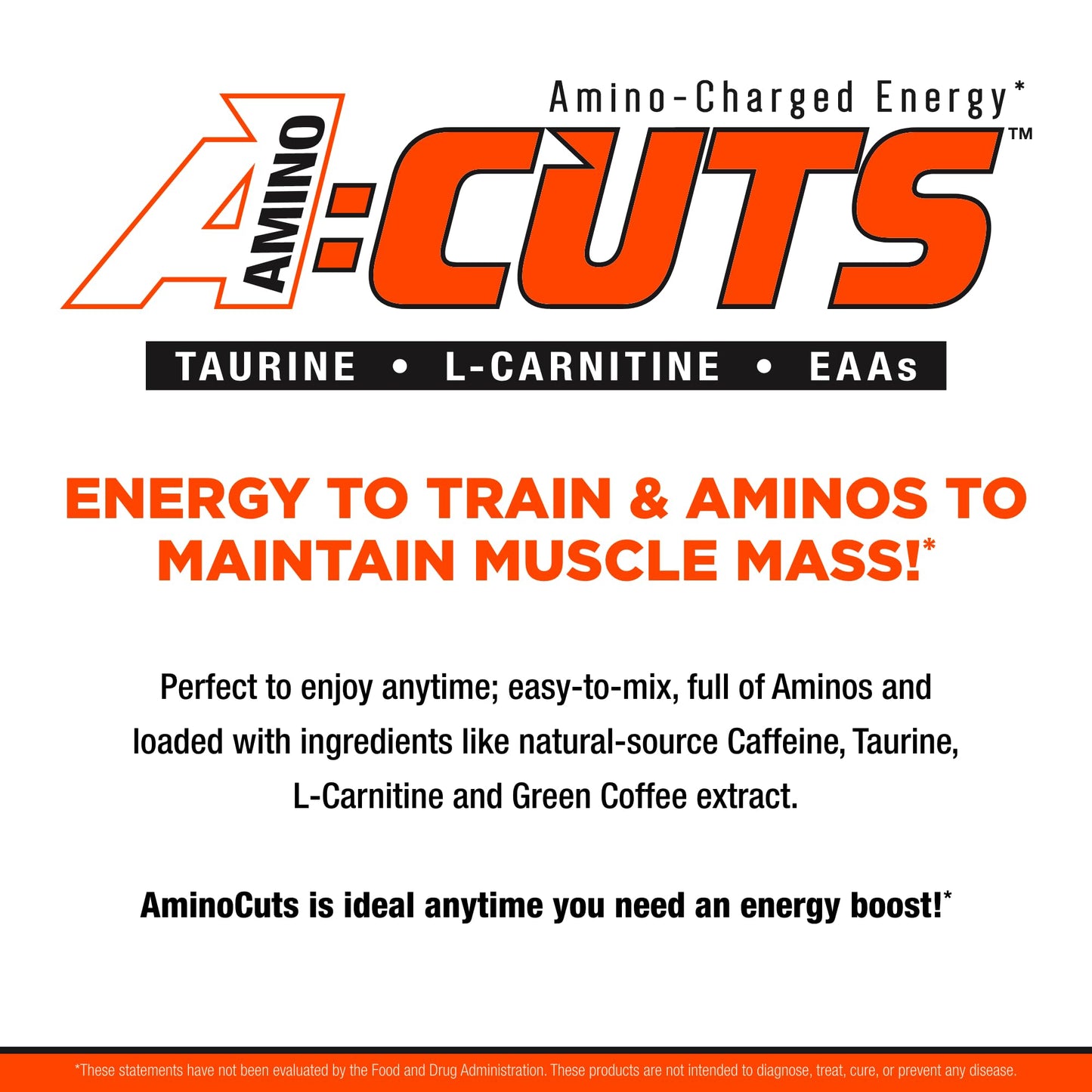 ALLMAX A:CUTS Amino-Charged Energy Drink Cotton Candy - 210 g | 30 Servings