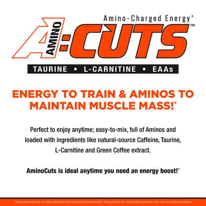 ALLMAX A:CUTS Amino-Charged Energy Drink Cotton Candy - 210 g | 30 Servings