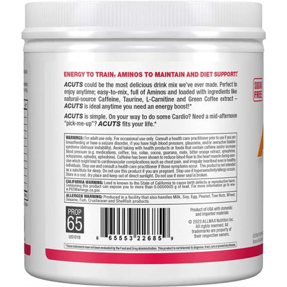 ALLMAX A:CUTS Watermelon Amino-Charged Energy Drink — 210 g, 30 Servings