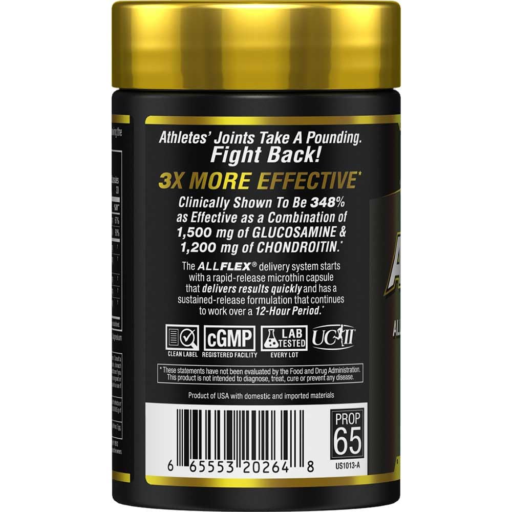 ALLMAX ALLFLEX - 60 Capsules for Joint Health, Mobility & Pain Relief