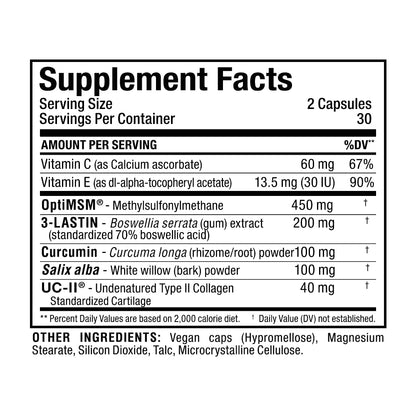 ALLMAX ALLFLEX - 60 Capsules for Joint Health, Mobility & Pain Relief