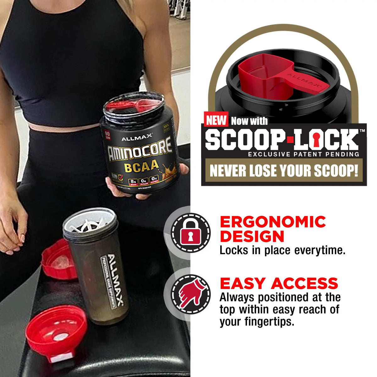 ALLMAX AminoCORE BCAA Pink Lemonade – 945 g, 90 Servings, 8.18 g BCAAs per Serving, Sugar Free, with B Vitamins BritishVita | Premium UK Vitamins & Wellness Supplements