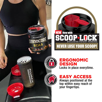 ALLMAX Nutrition AMINOCORE BCAA Powder – 8,180 mg BCAAs per Serving, Pineapple Mango, 315 g | Intra & Post-Workout Recovery