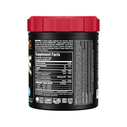 ALLMAX AminoCORE BCAA Blue Raspberry Powder – 945 g, 90 Servings, 8.18 g BCAAs per Serving, Sugar Free, Instantized + B Vitamins BritishVita | Premium UK Vitamins & Wellness Supplements