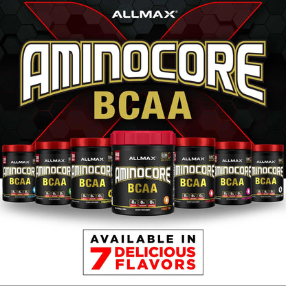 ALLMAX AMINOCORE BCAA – Fruit Punch, 945 g | 90 Servings, 8.18 g BCAA per Serving BritishVita | Premium UK Vitamins & Wellness Supplements