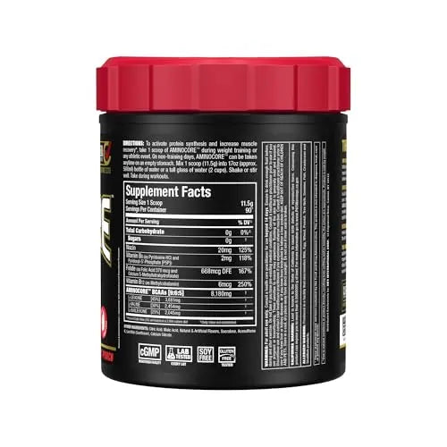 ALLMAX AMINOCORE BCAA – Fruit Punch, 945 g | 90 Servings, 8.18 g BCAA per Serving BritishVita | Premium UK Vitamins & Wellness Supplements
