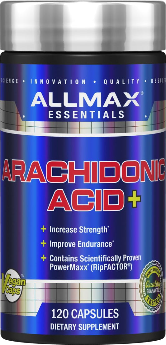 ALLMAX Essentials ARA+ Arachidonic Acid – 120 Capsules | Boost Strength & Endurance BritishVita | Premium UK Vitamins & Wellness Supplements