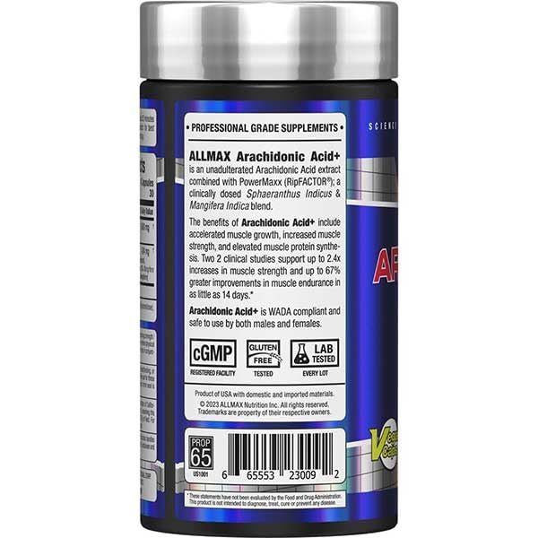 ALLMAX Essentials ARA+ Arachidonic Acid – 120 Capsules | Boost Strength & Endurance