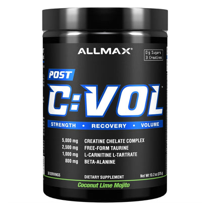 ALLMAX C:VOL Coconut Lime Mojito - Sugar Free Post-Workout Formula (30 Servings)