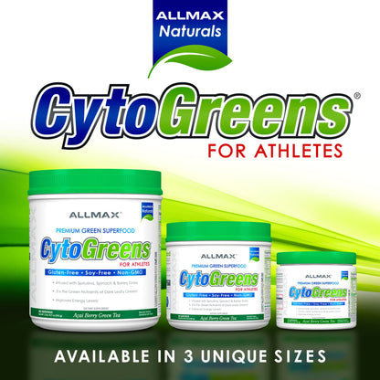 ALLMAX Cytogreens Super Greens Powder – Immune & Digestive Support (125 g), Vegan