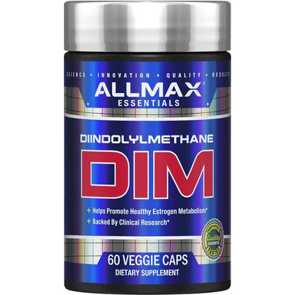 ALLMAX Essentials DIM – 60 Veggie Caps (100 mg) | Vegan Hormonal Support