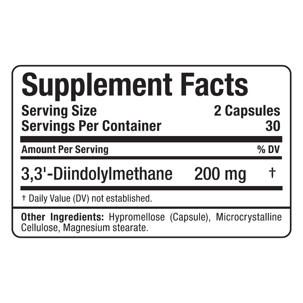 ALLMAX Essentials DIM – 60 Veggie Caps (100 mg) | Vegan Hormonal Support