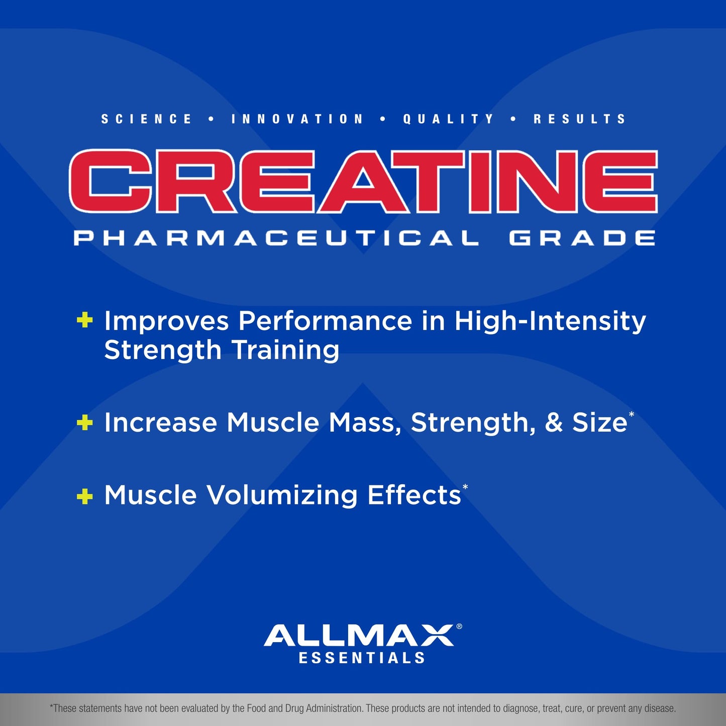 ALLMAX Essentials CREATINE 1000 g Powder – Improves Performance, 200 Servings, Vegan & Gluten Free