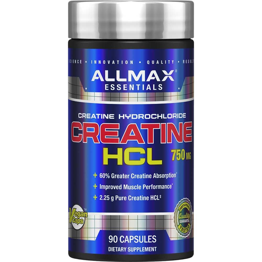ALLMAX Essentials Creatine HCL 750 mg – 90 Capsules