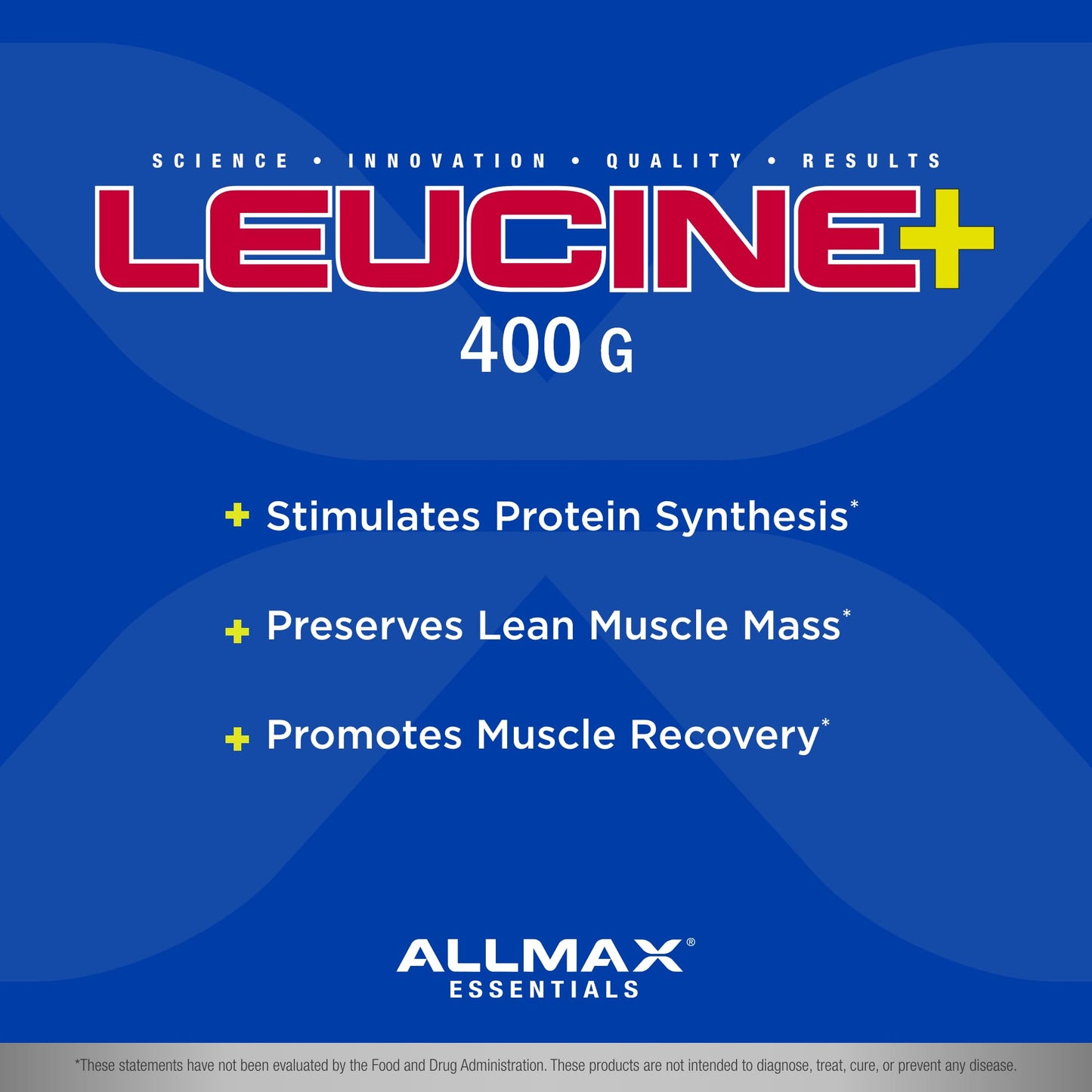 ALLMAX Leucine 400 g | Stimulates Protein Synthesis & Lean Muscle Recovery | 80 Servings