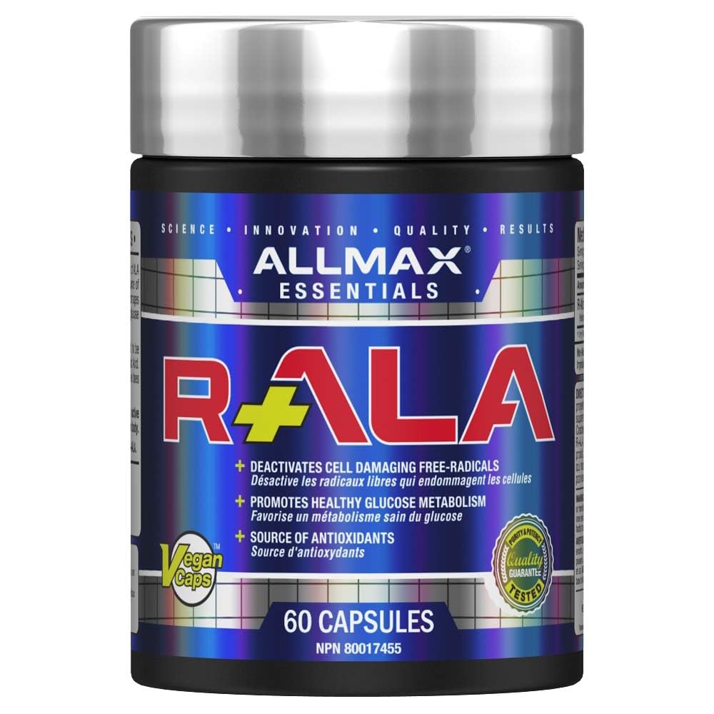 ALLMAX R+ALA - 60 Capsules | Powerful Antioxidant & Nutrient Delivery