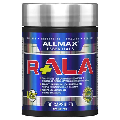 ALLMAX R+ALA - 60 Capsules | Powerful Antioxidant & Nutrient Delivery