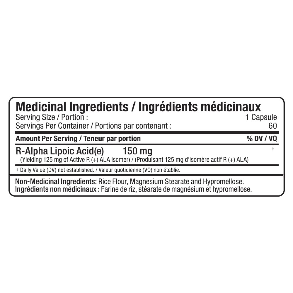 ALLMAX R+ALA - 60 Capsules | Powerful Antioxidant & Nutrient Delivery