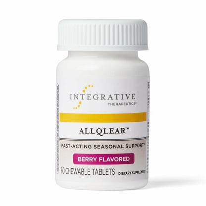 AllQlear Seasonal Immune Support – Quail Egg Powder, Berry Flavor, Dairy-Free | Integrative Therapeutics | 60 Chewable Tablets (30 Servings)